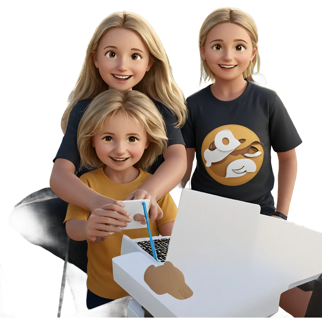 girls enjoying a sunny day emoji