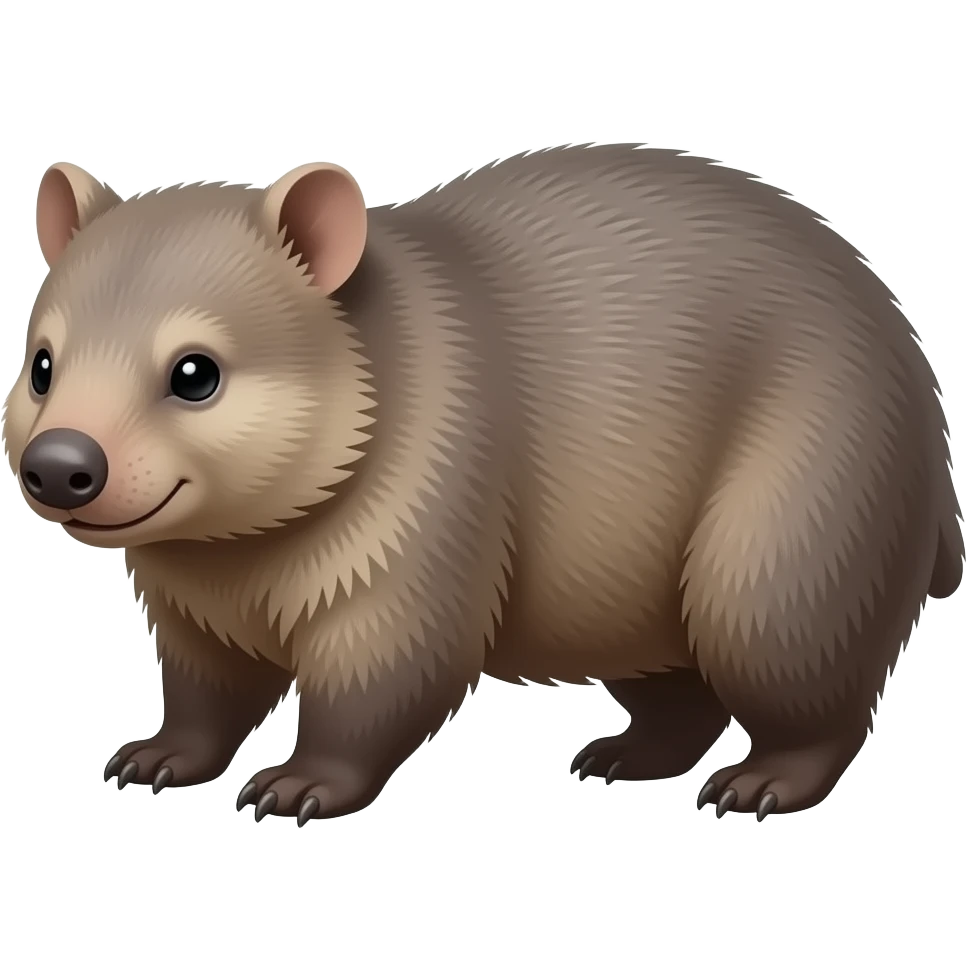 a wombet emoji