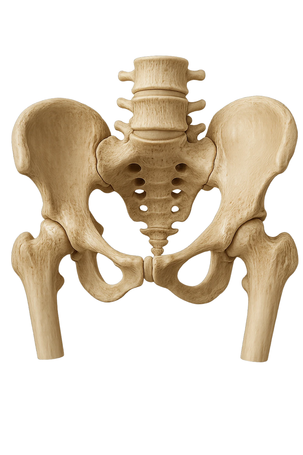 anche di un bacino umano anatomiche realistiche in 3d, iperrealistica in 3d emoji