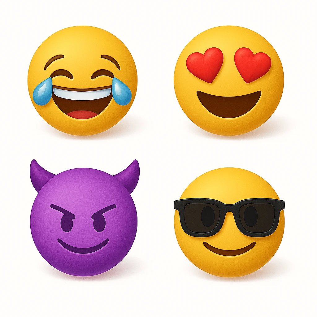 change glasses from transparent to black  emoji