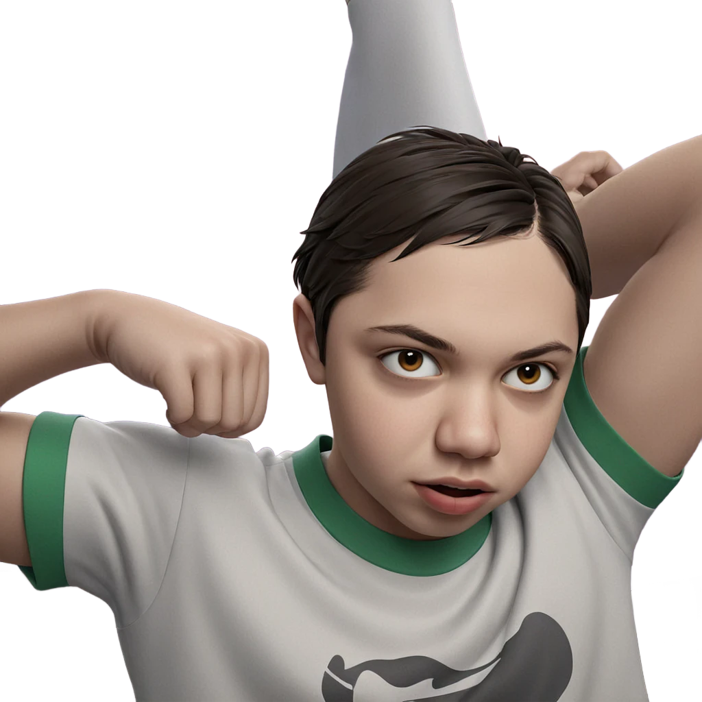 realistic portrait of a boy emoji