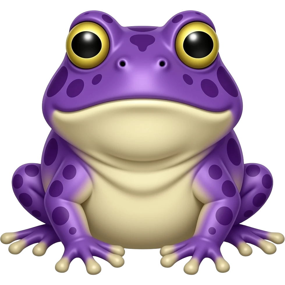 Tcu college horned frogs not scary, really animated ok if it is purple emoji