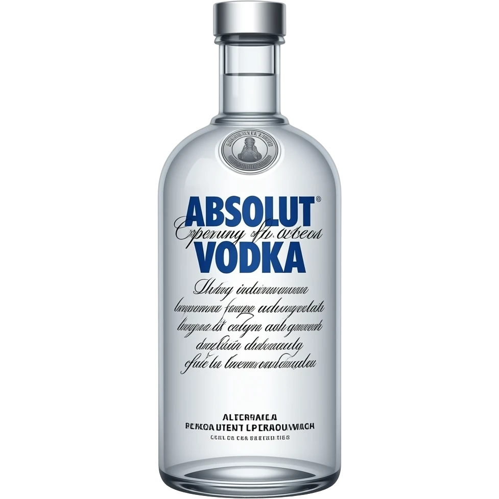 Vodka absolut česky emoji