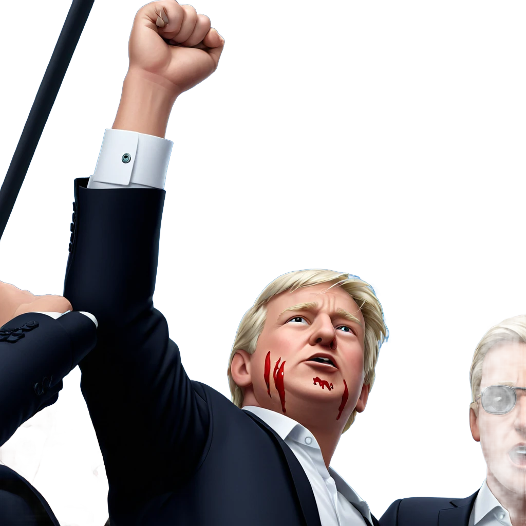 boys in suits with blood emoji