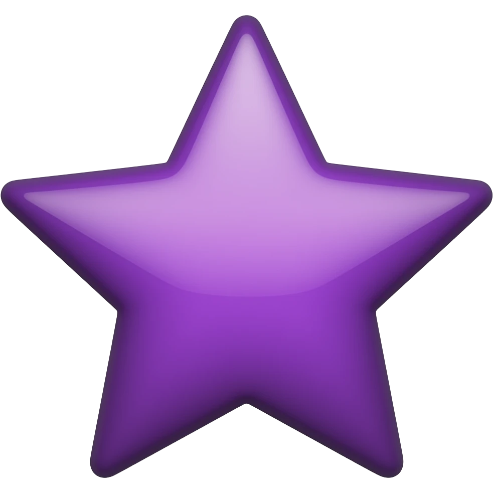 emoji estrellita morada sin cara como está  ✰ emoji