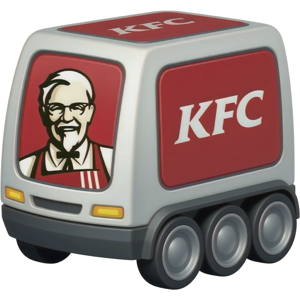kfc delivery robot emoji