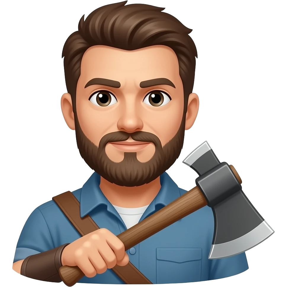 Man with axe emoji
