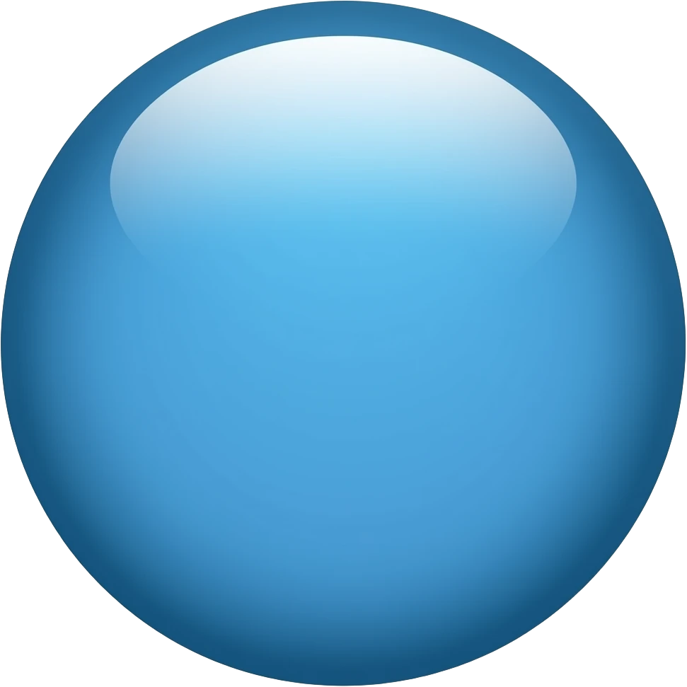 Faça um circulo azul com um certo no meio emoji