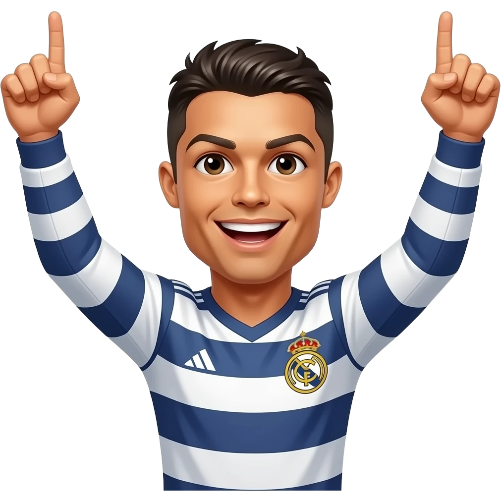 An emoji of cristiano ronaldo suiiiiii celebration emoji