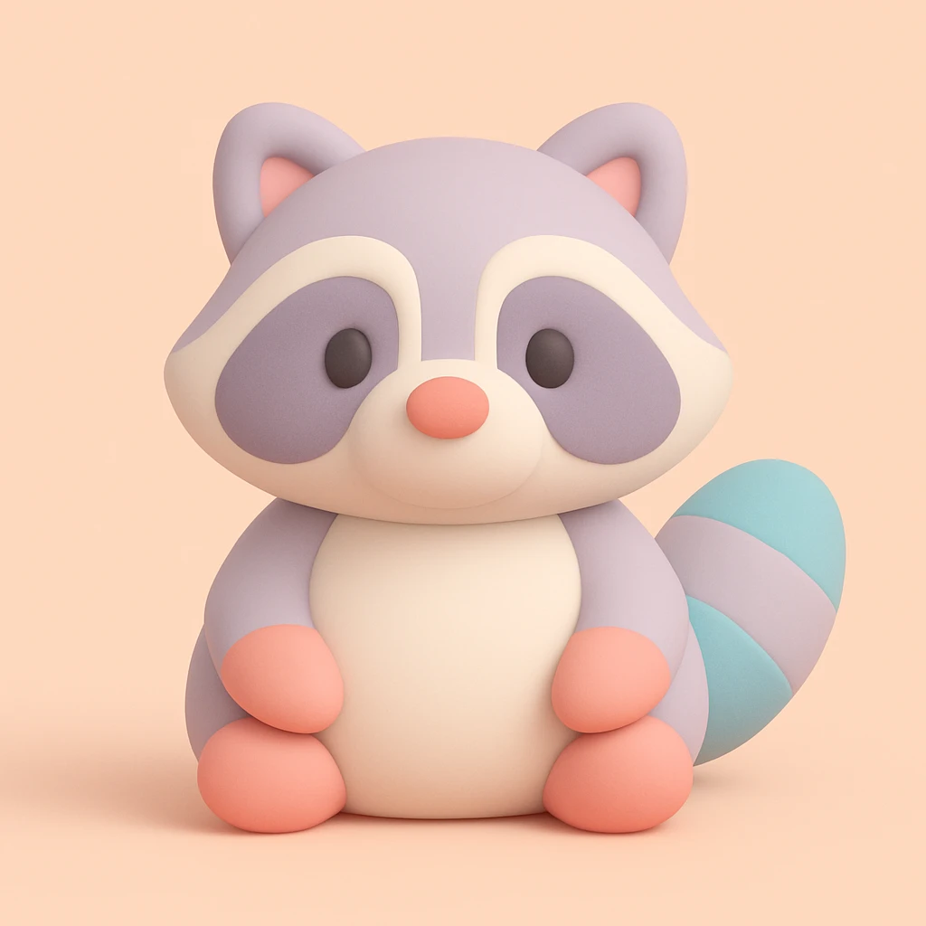 Raccoon emoji