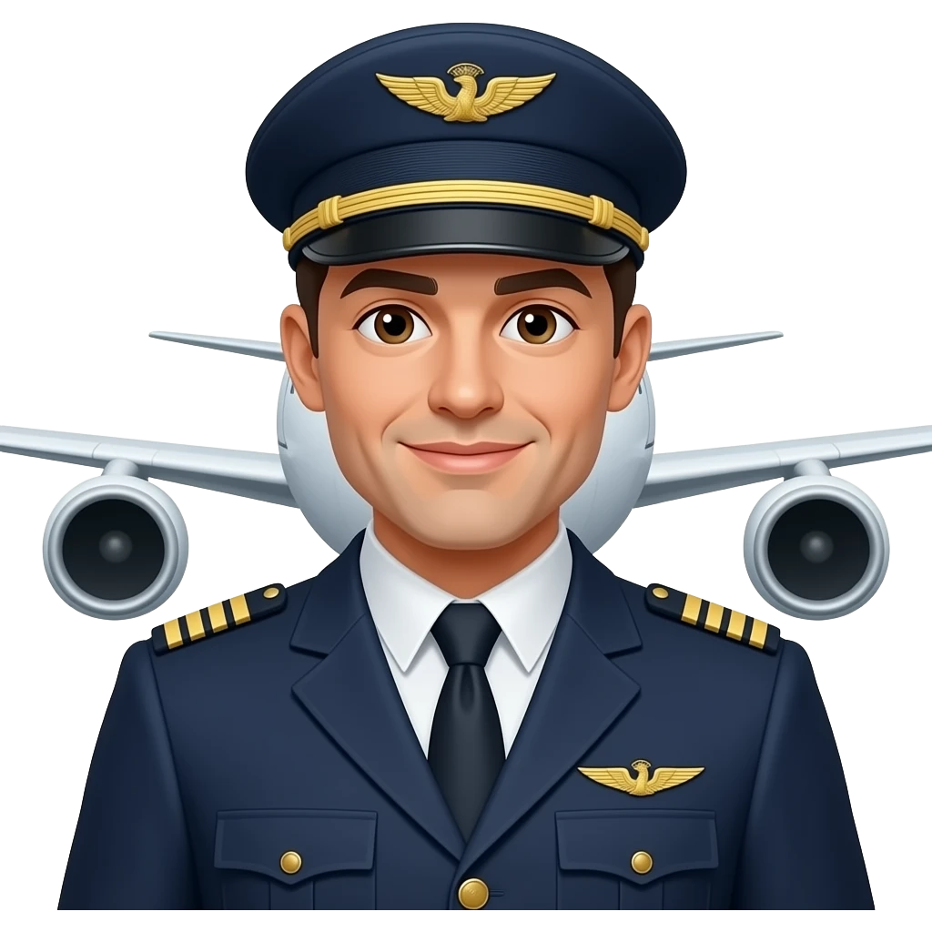 airplane captain emoji