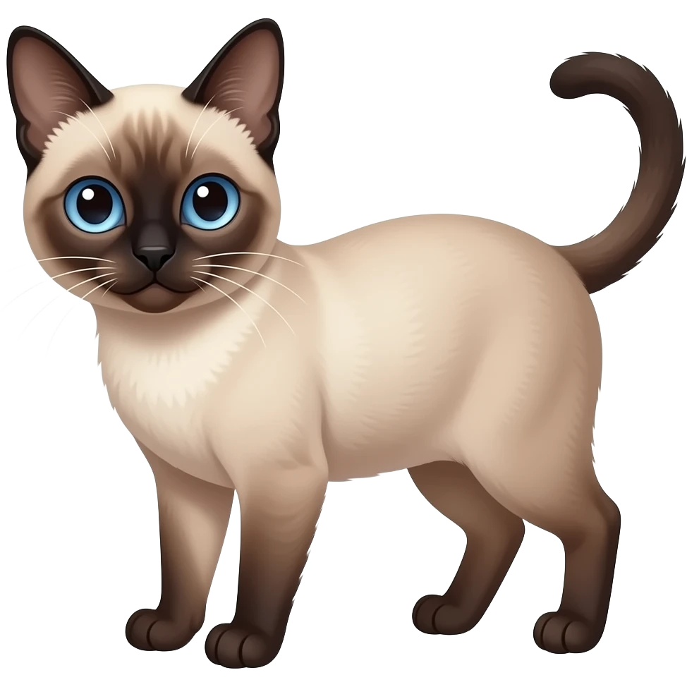 Siamese cat emoji