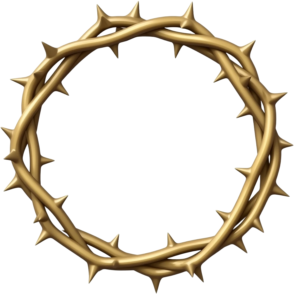 Crown of thorns emoji