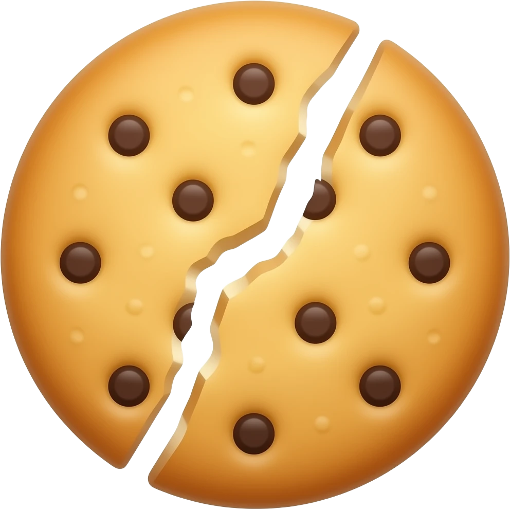 ai cookie crumbs broken emoji