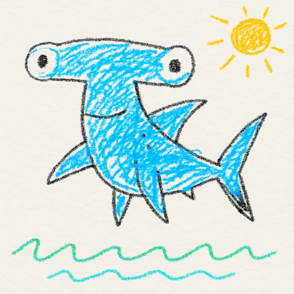 Hammerhead shark emoji