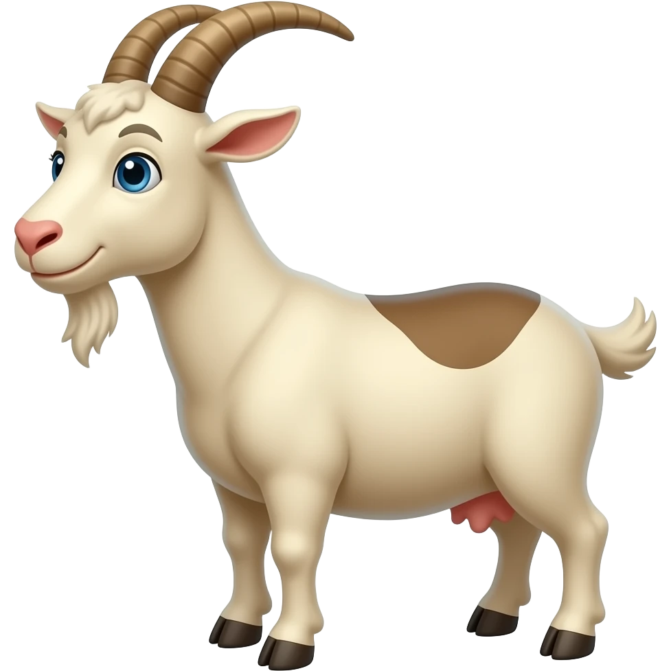 Cartoon billy goat emoji