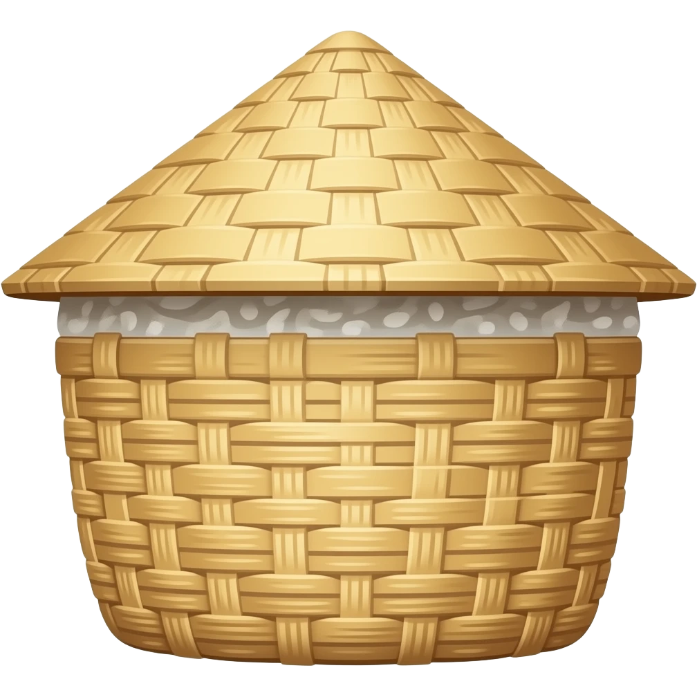 Just an Asian rice farmer hat emoji