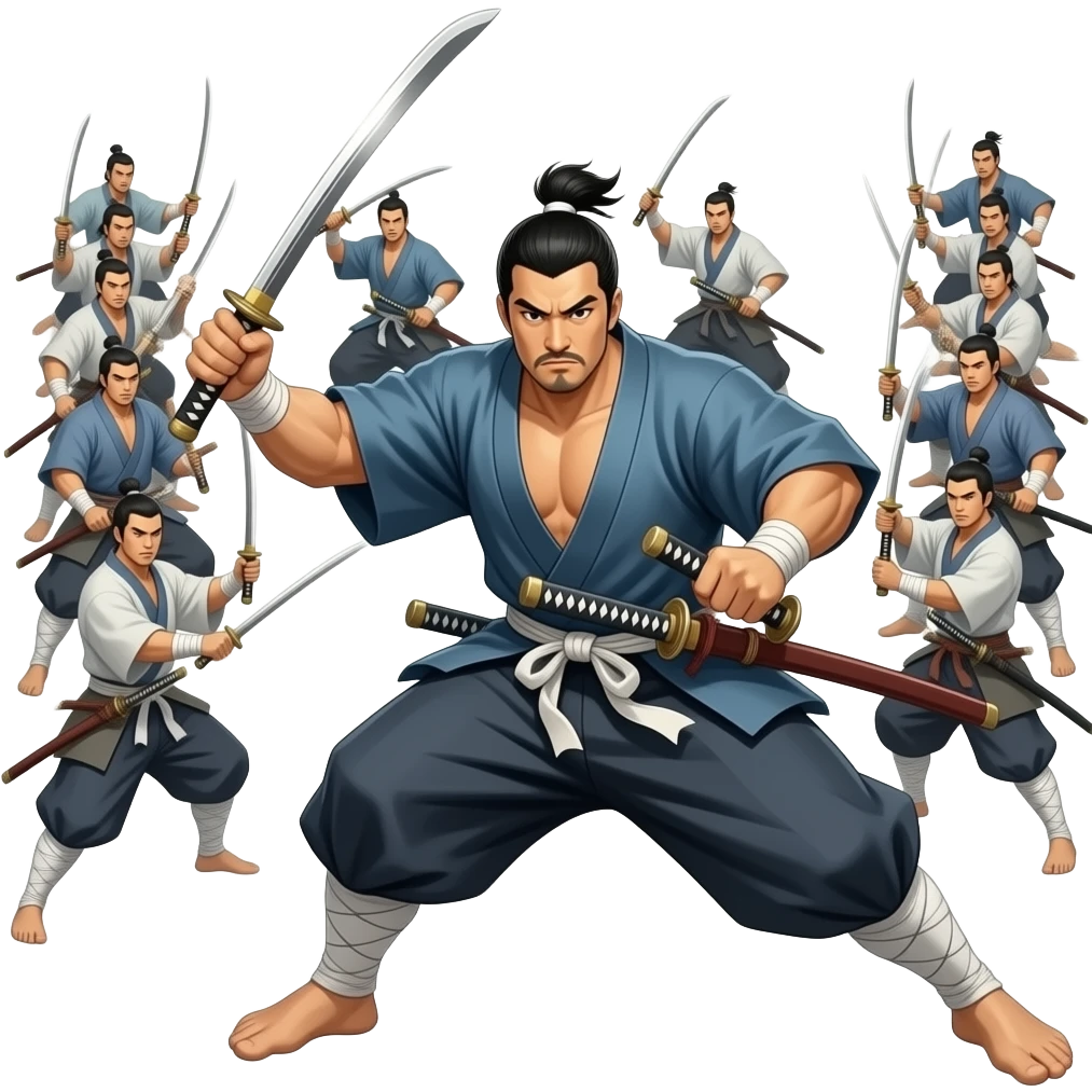 musashi vs 70 yoshioka emoji