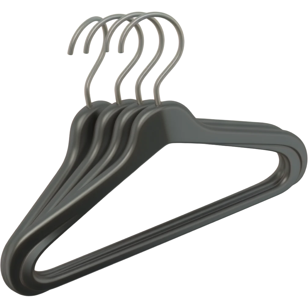 black hanger on side emoji