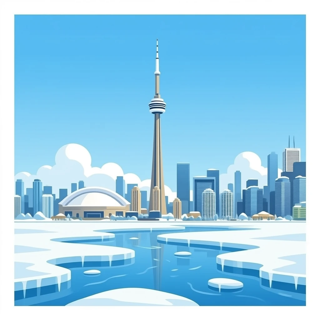Cn tower in ice emoji