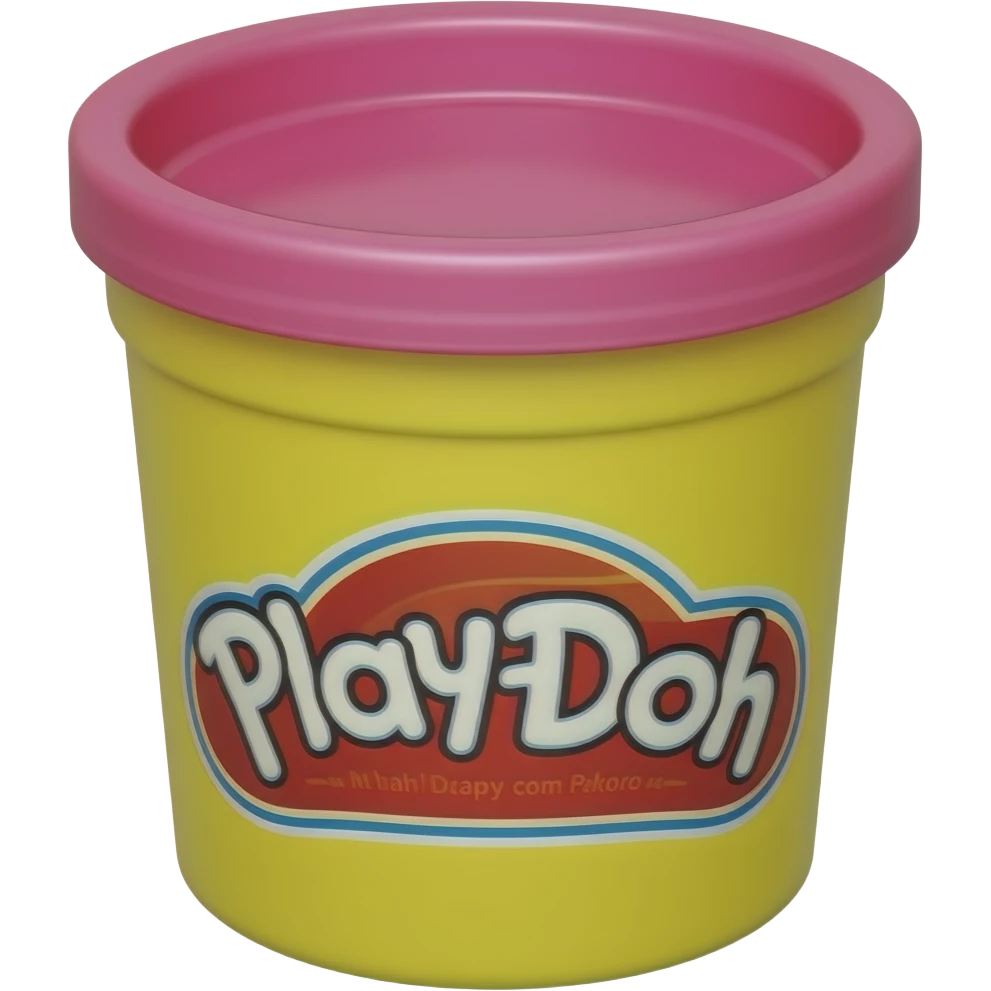 a single tub of play doh emoji