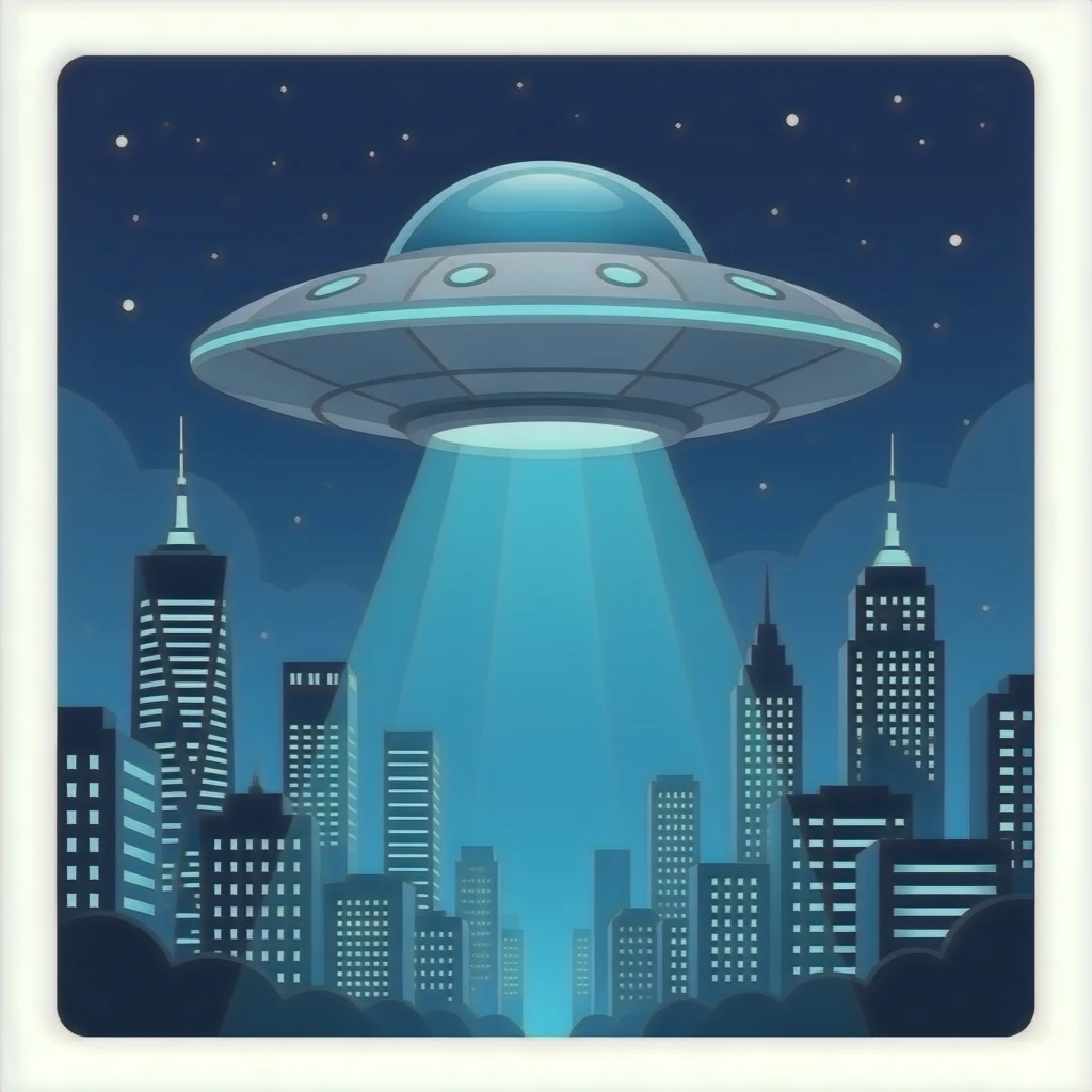 UFO city emoji