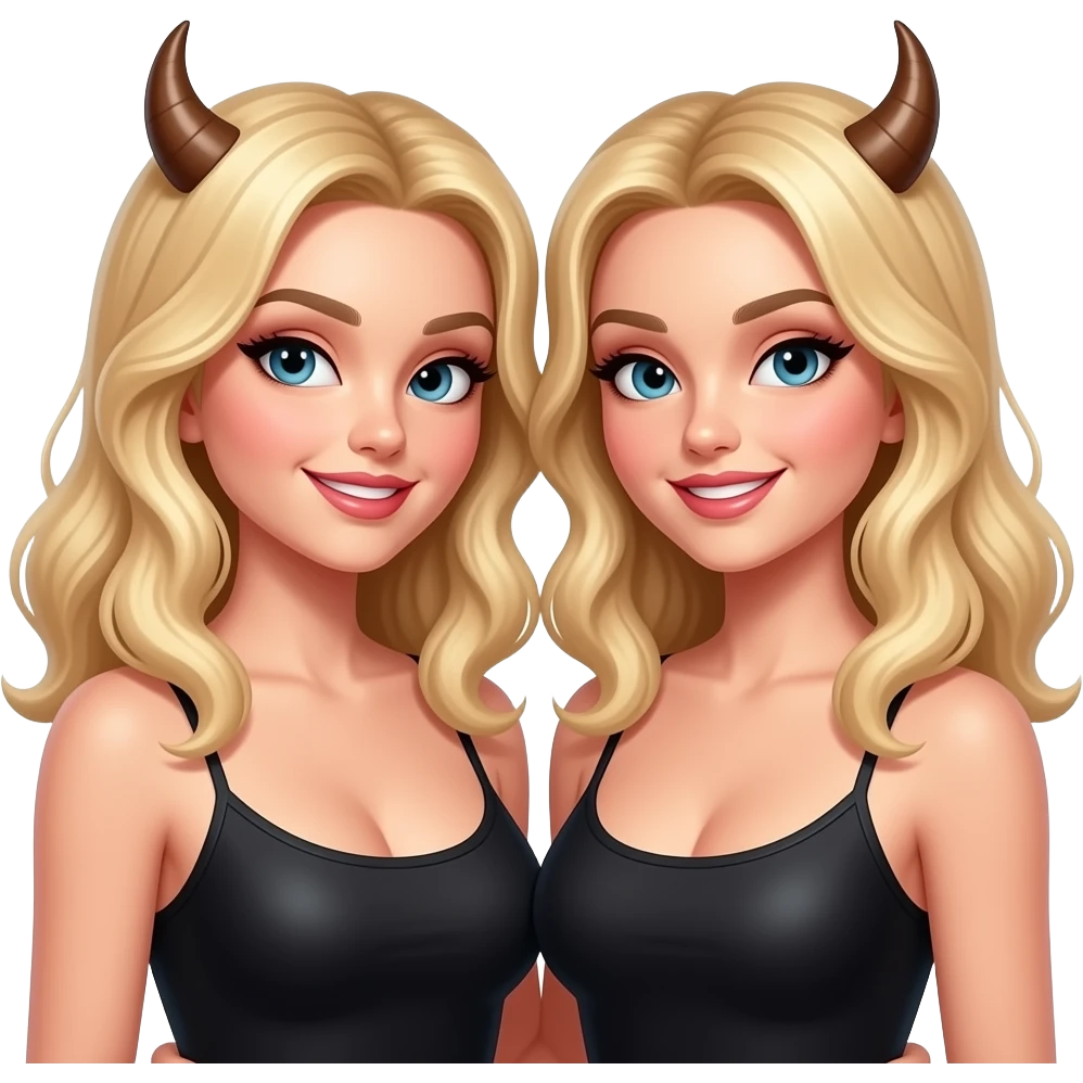 Two horny hot blonde twins emoji