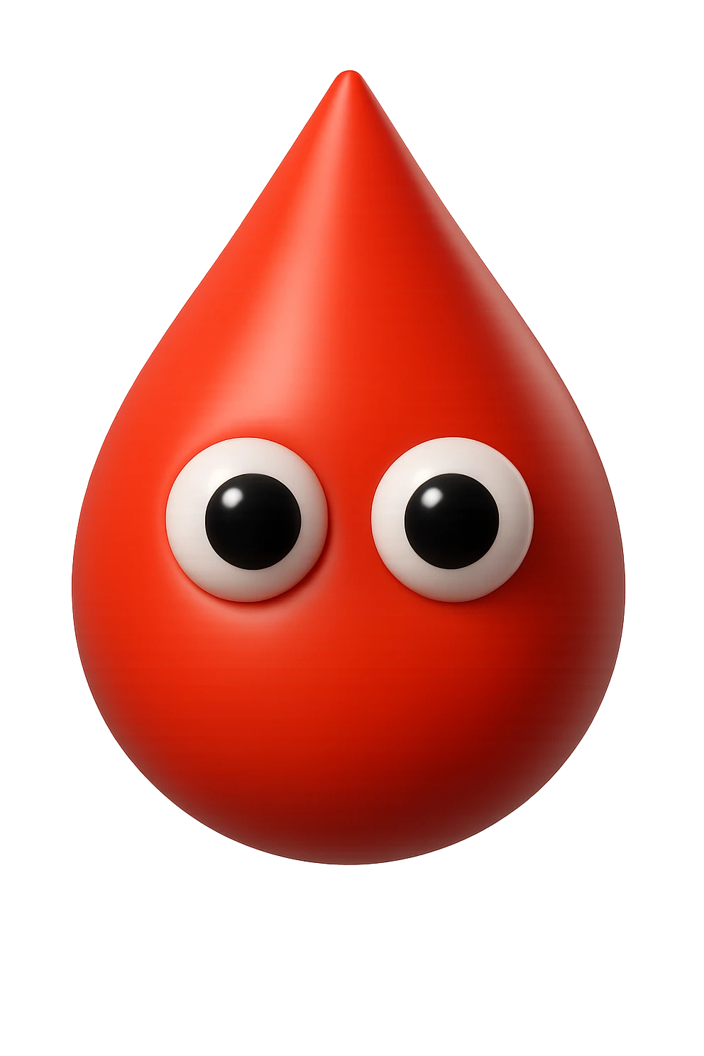 emoji 3d stile iphone di goccia di sangue con occhi 3d emoji