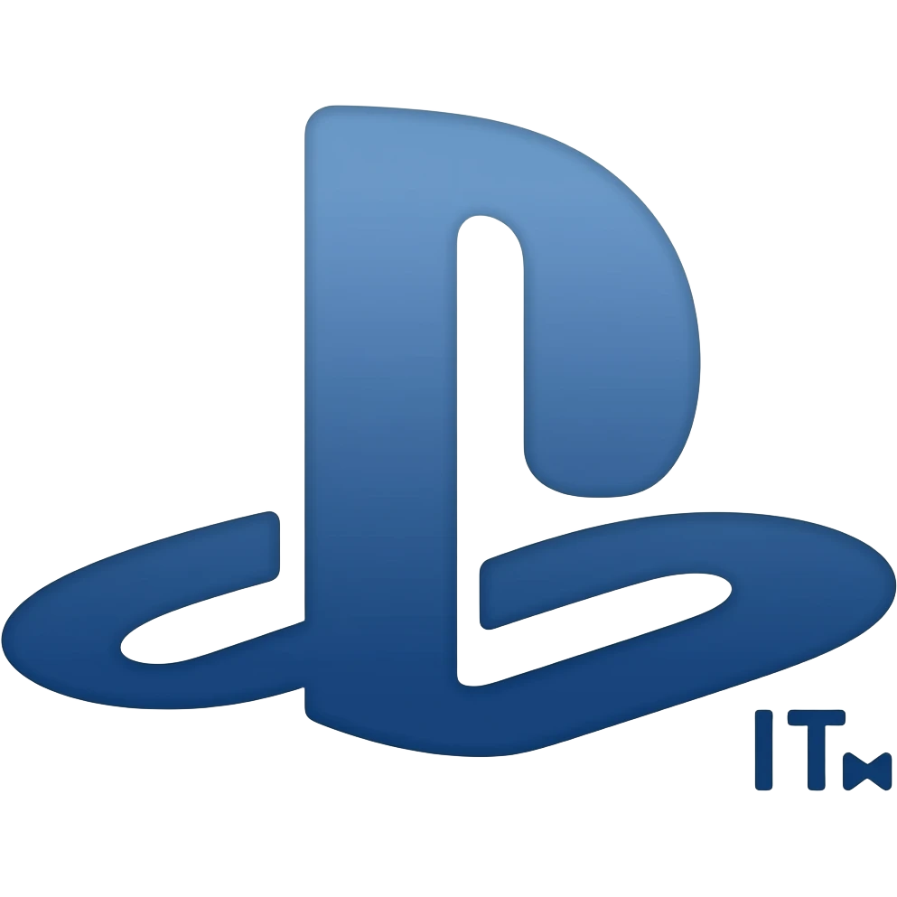 Create a playstation logo emoji emoji