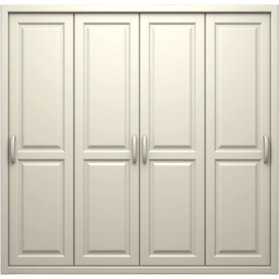 a simple closed wardrobe in front view emoji