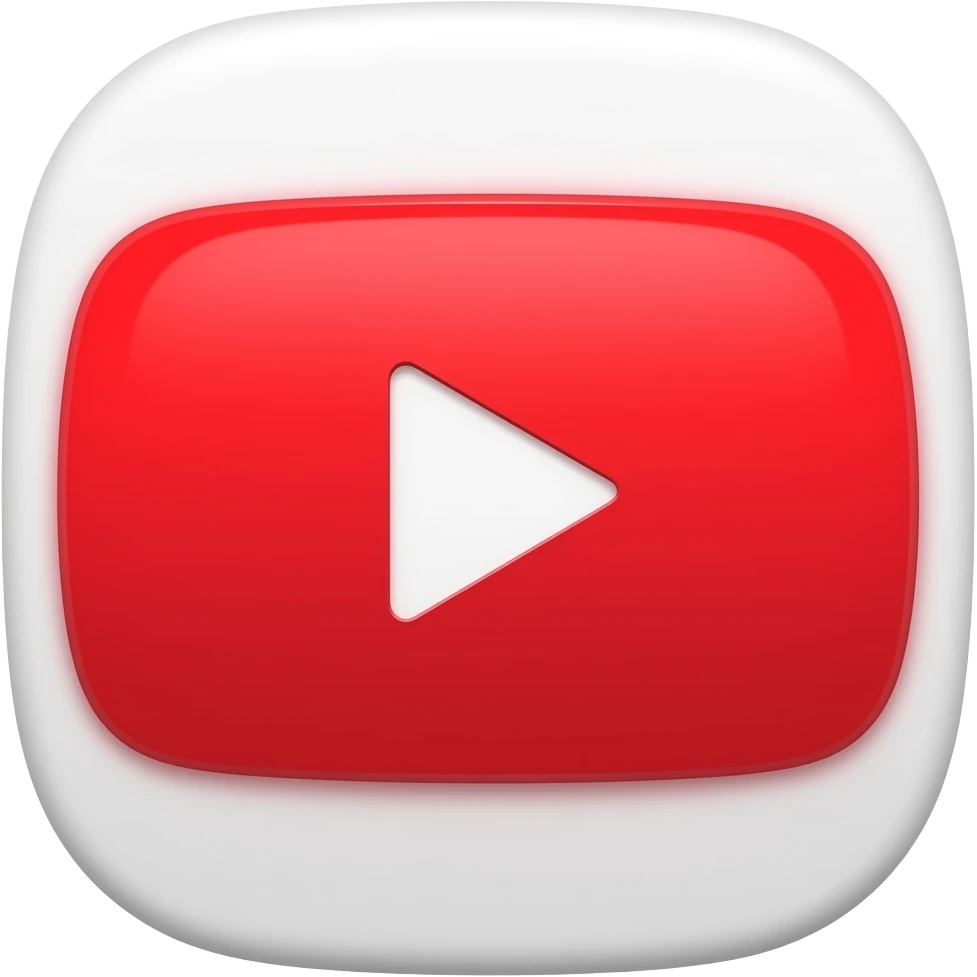 the youtube logo emoji
