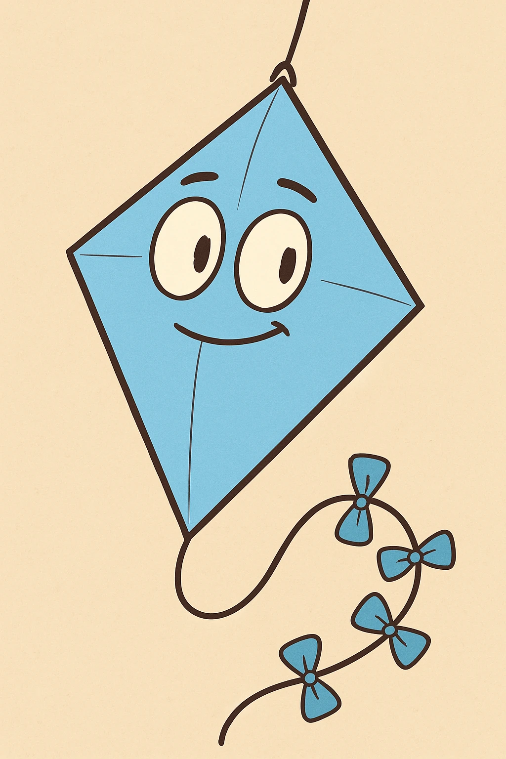 A blue kite with the hex color code c8e1fc emoji
