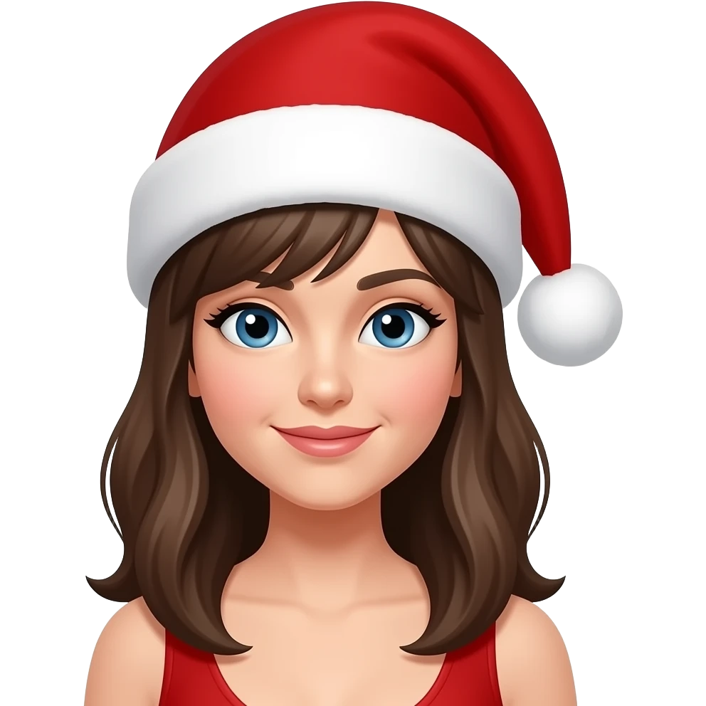 female People with Santa Hats emoji