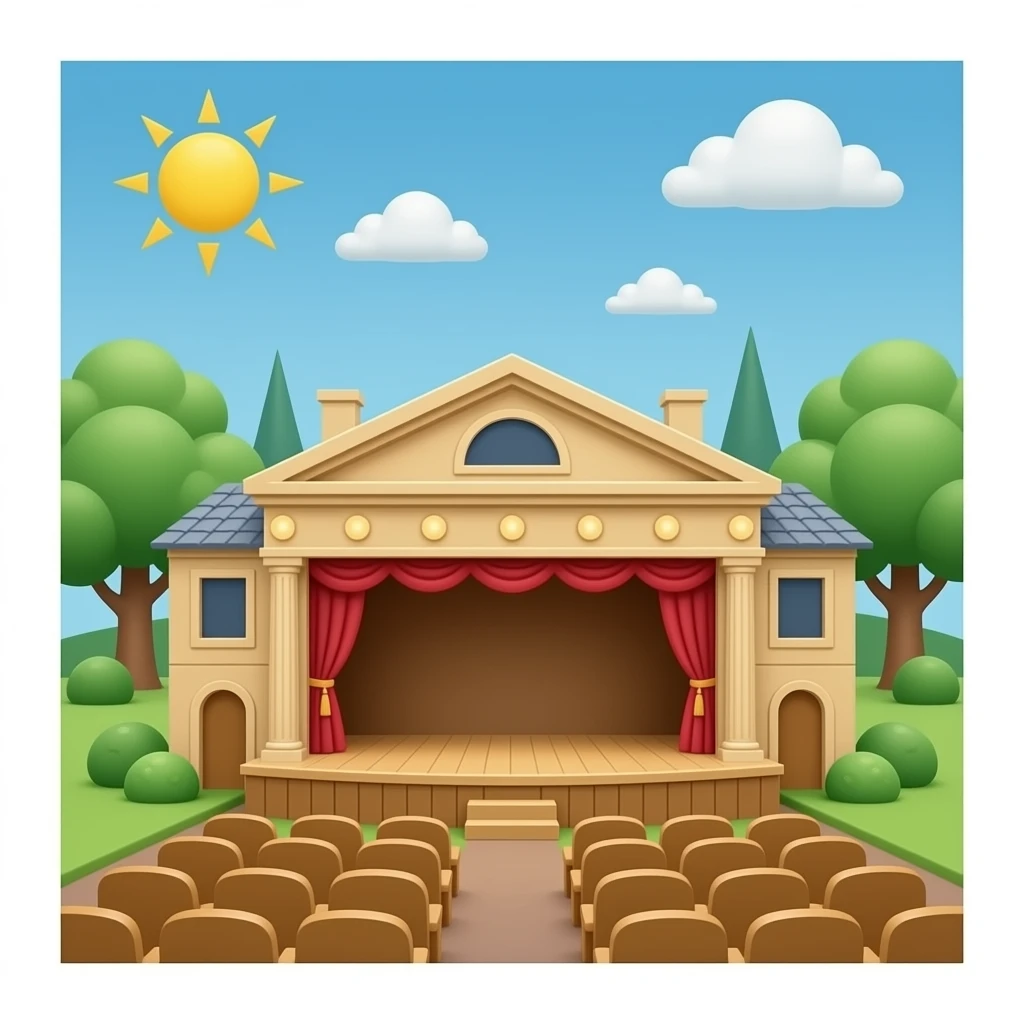 theatre perfomance on a stage emoji
