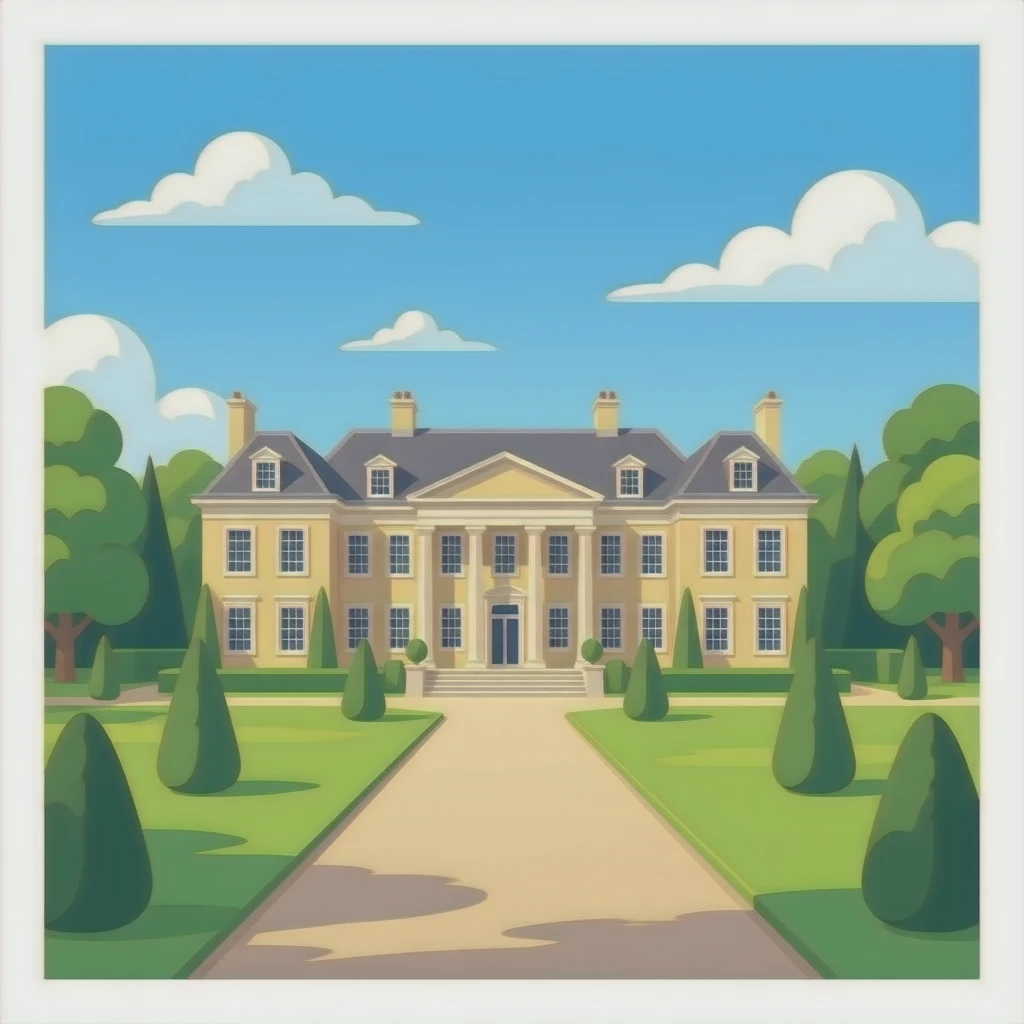 Gigantic mansion emoji