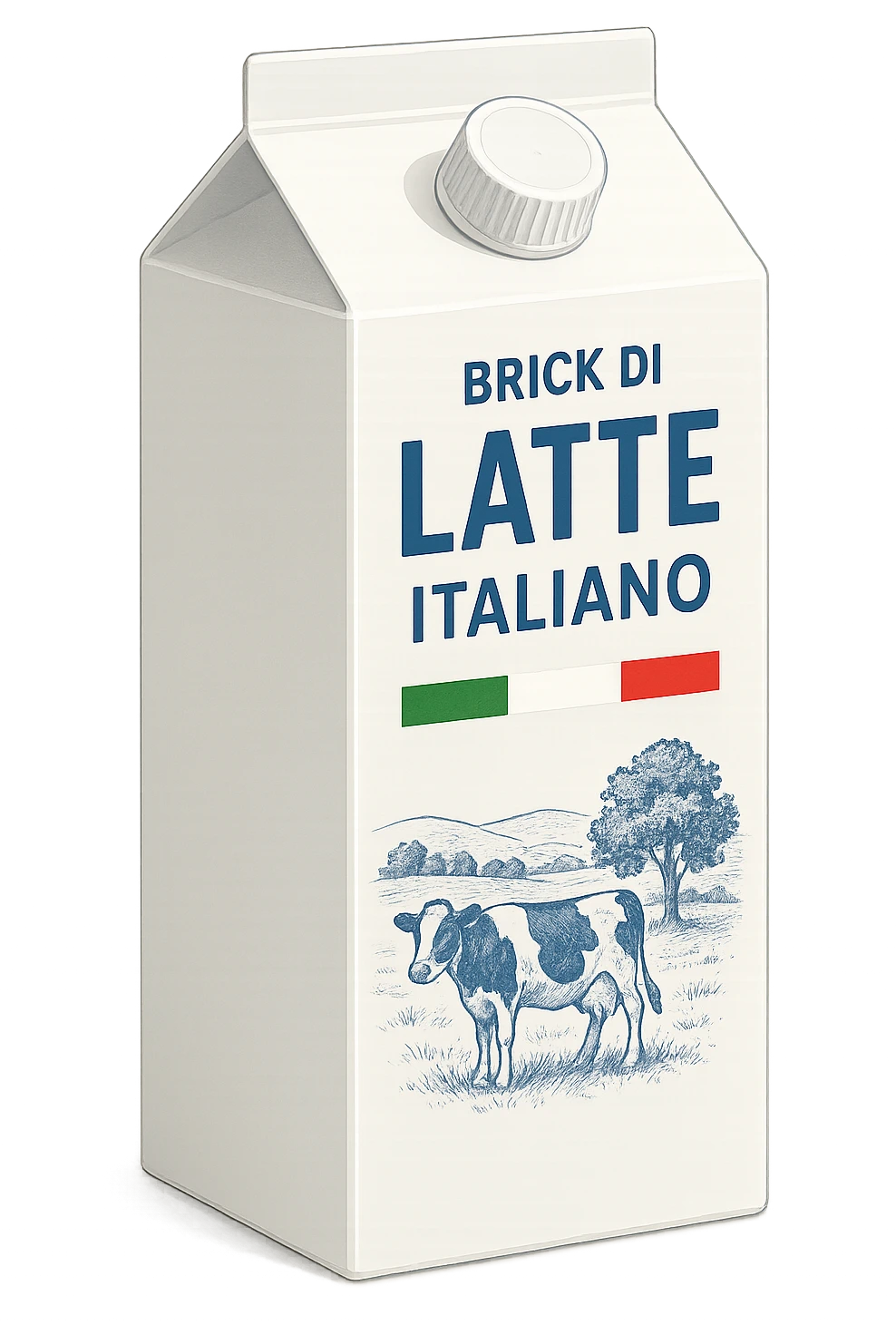 Brick di Latte italiano emoji