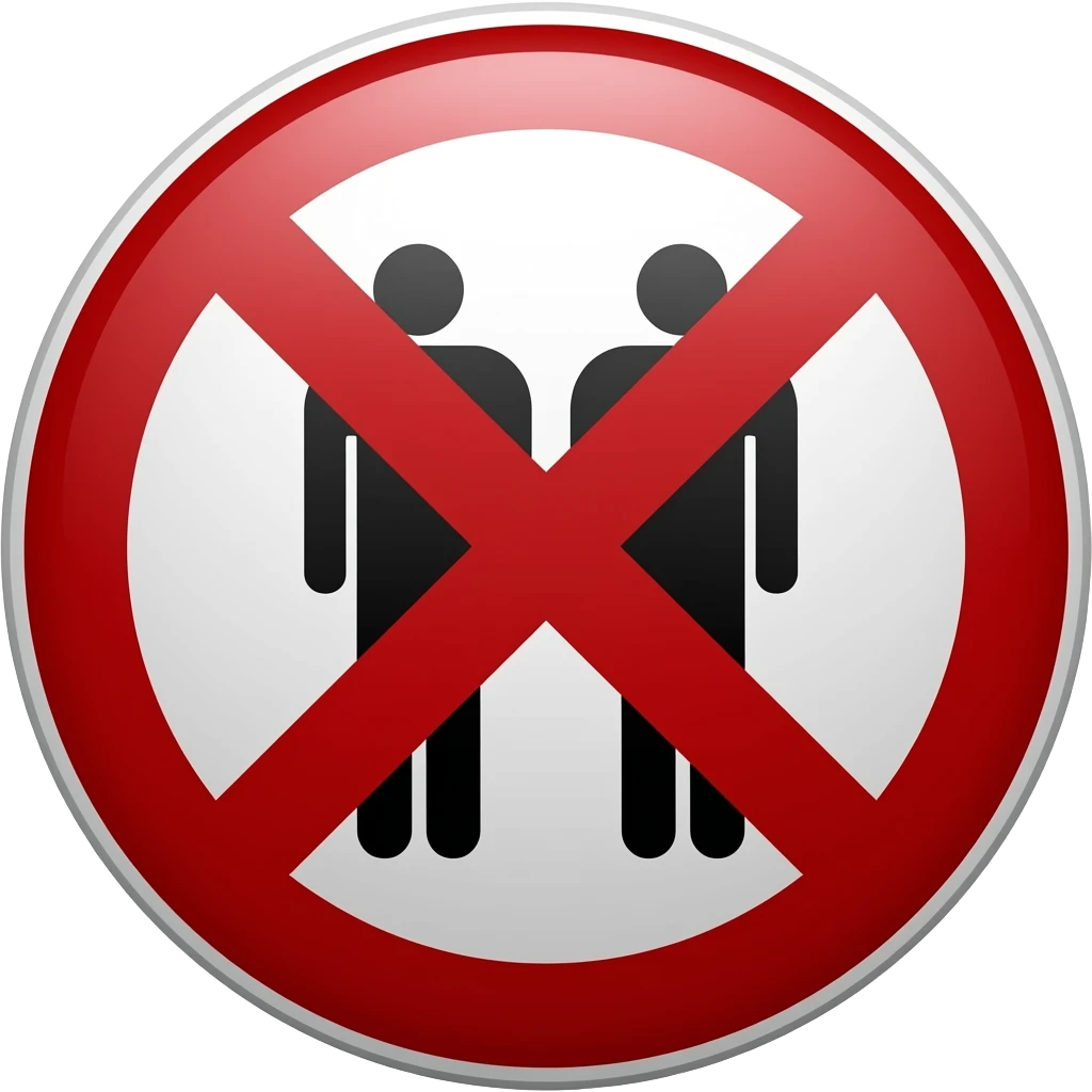 No Playing On Road emoji