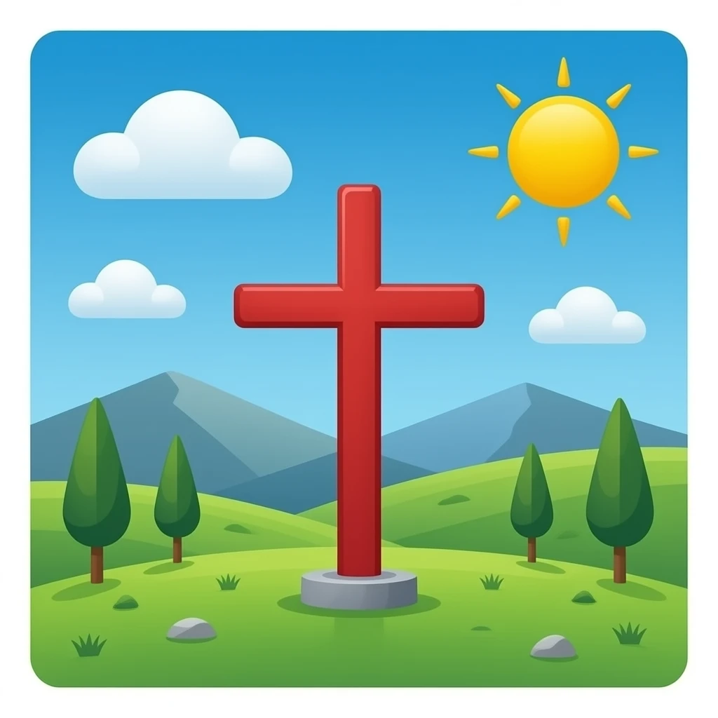 la cruz roja de Santiago de Compostela emoji