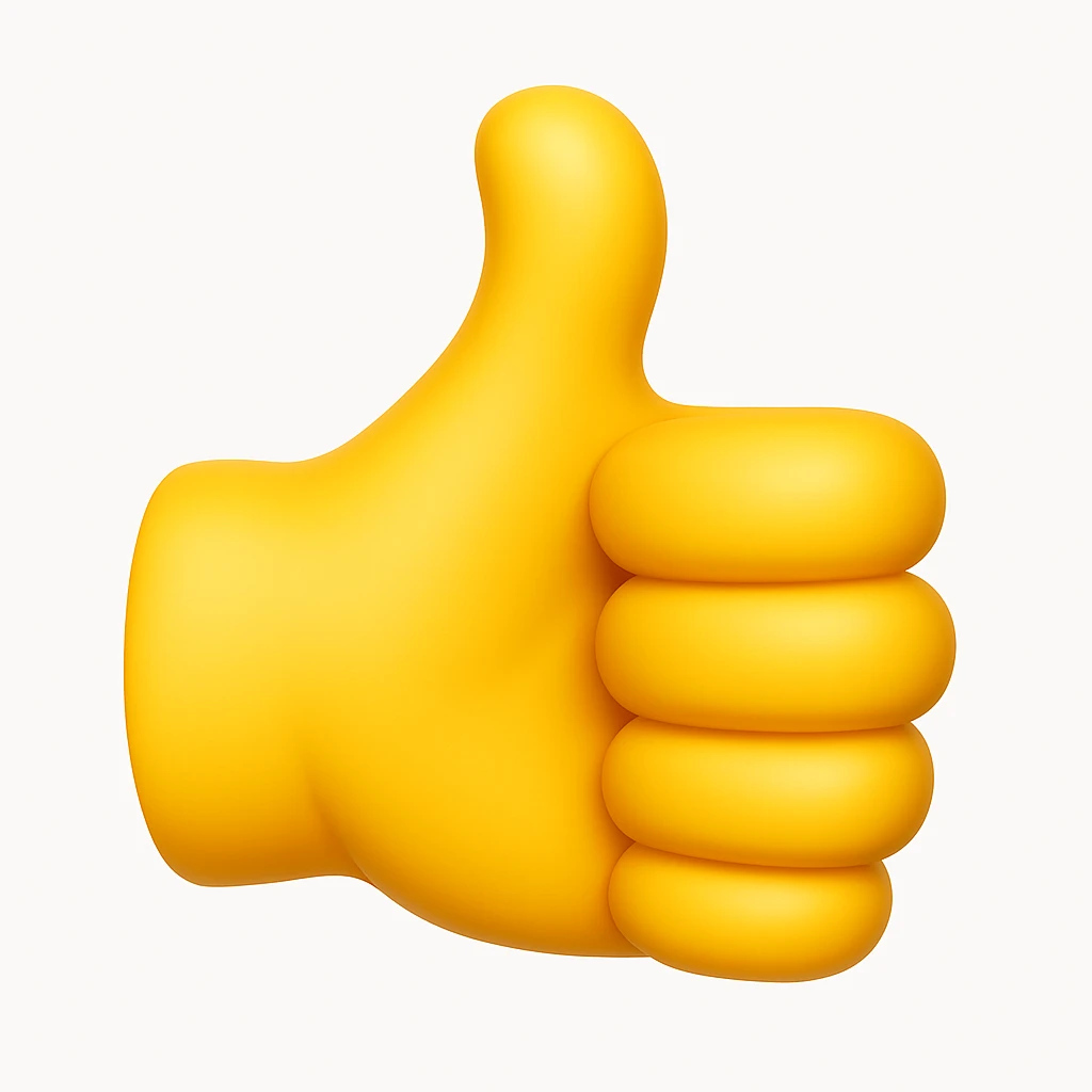 Convert the uploaded image into a 3D Apple-style emoji — preserve the key shapes, colors, and overall composition of the original image. Simplify the forms into clean, rounded cartoon-style elements while keeping the subject recognizable. Apply glossy textures, soft lighting, smooth shading, and render everything in Apple emoji style on a clean white background

 emoji