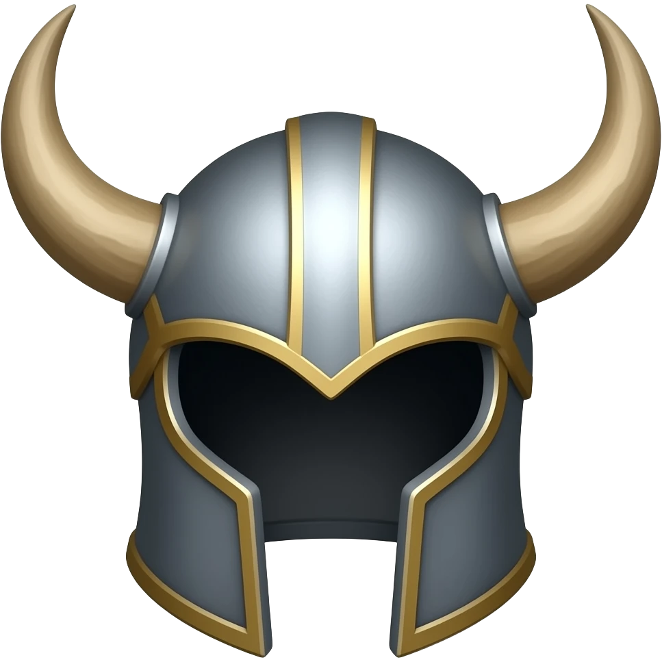 helmet with horns emoji