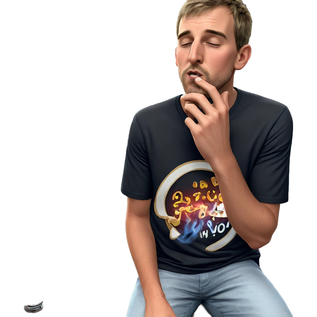 casual vibes with a smoke emoji