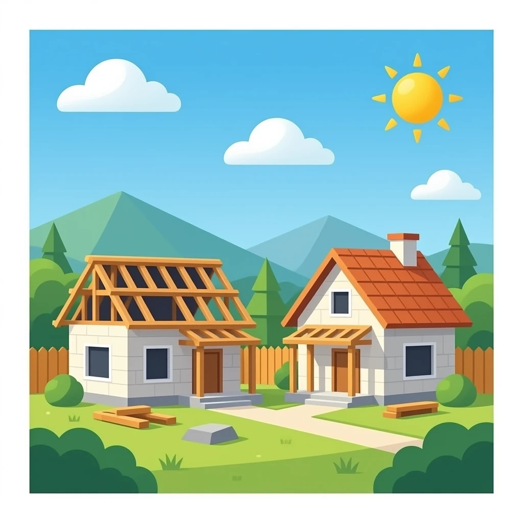 terreno construccion casas emoji