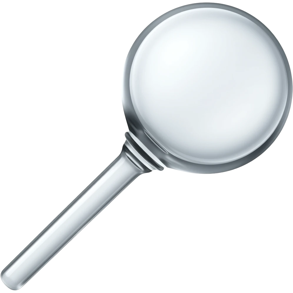 Glass stem with a bulb at the end emoji