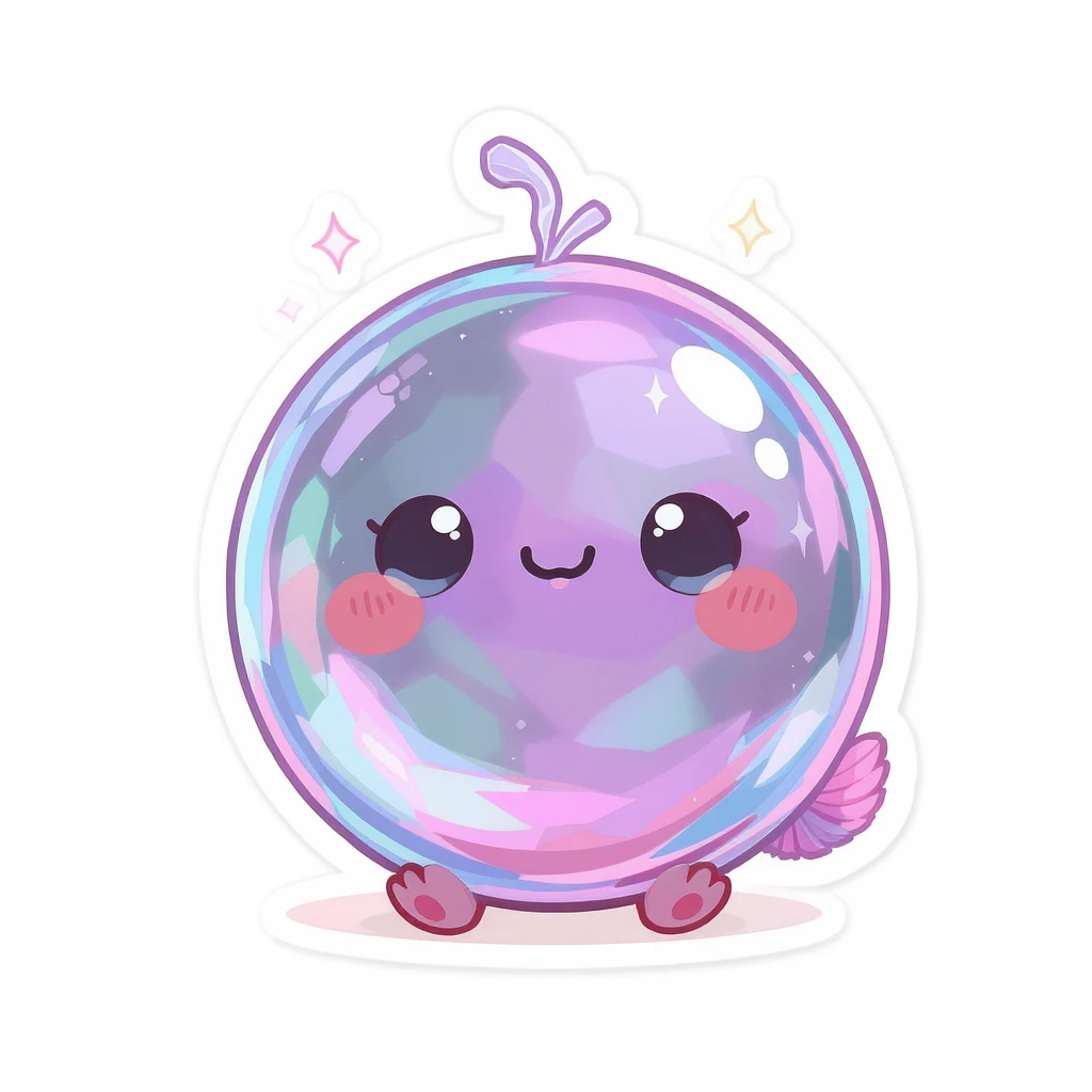 cute and shiny object, no background emoji