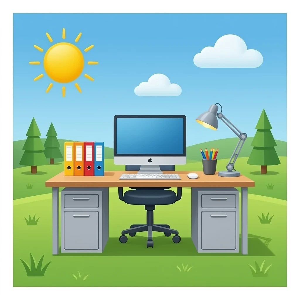 Office tables or Desk emoji