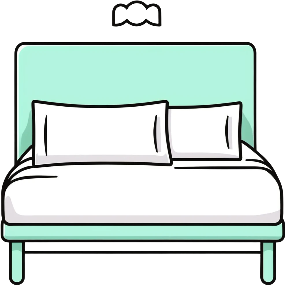 Bed with wings emoji