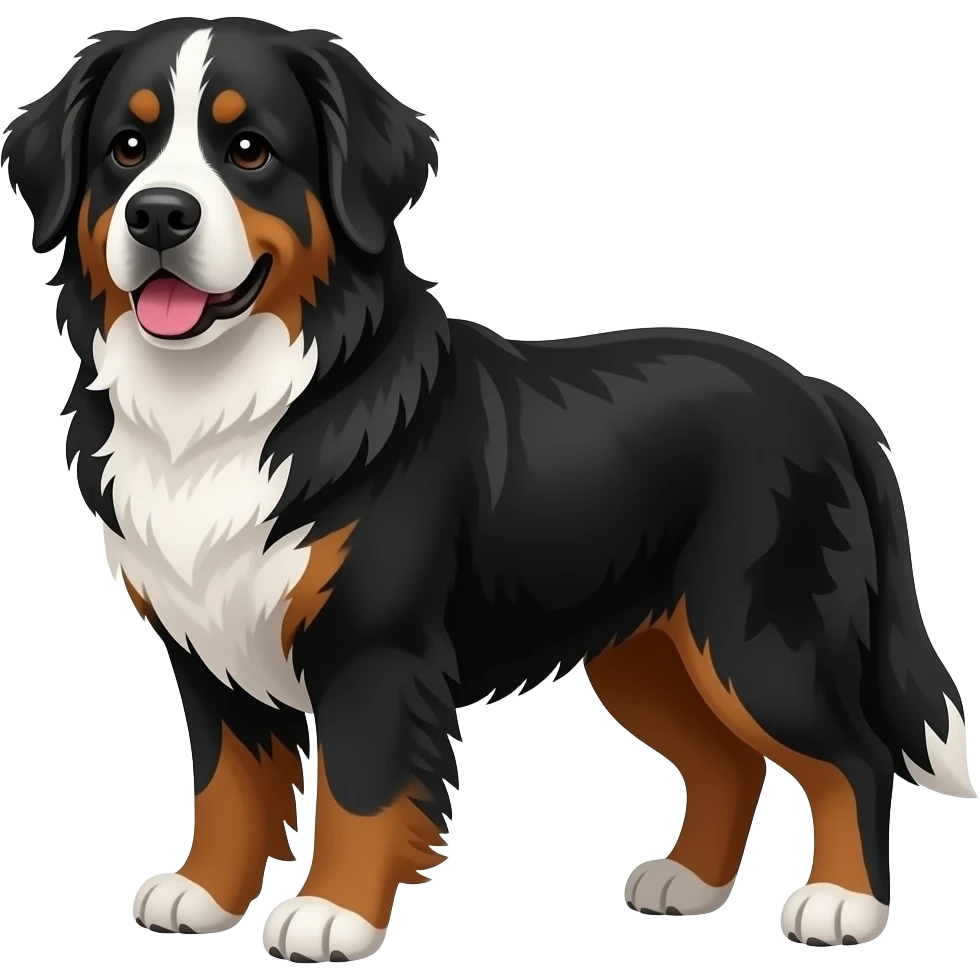 Bernese mountain dog emoji
