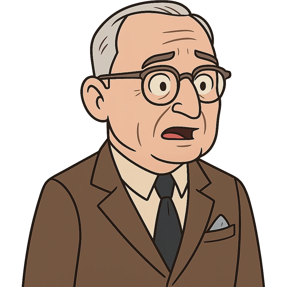 A cartoon image of President Truman emoji