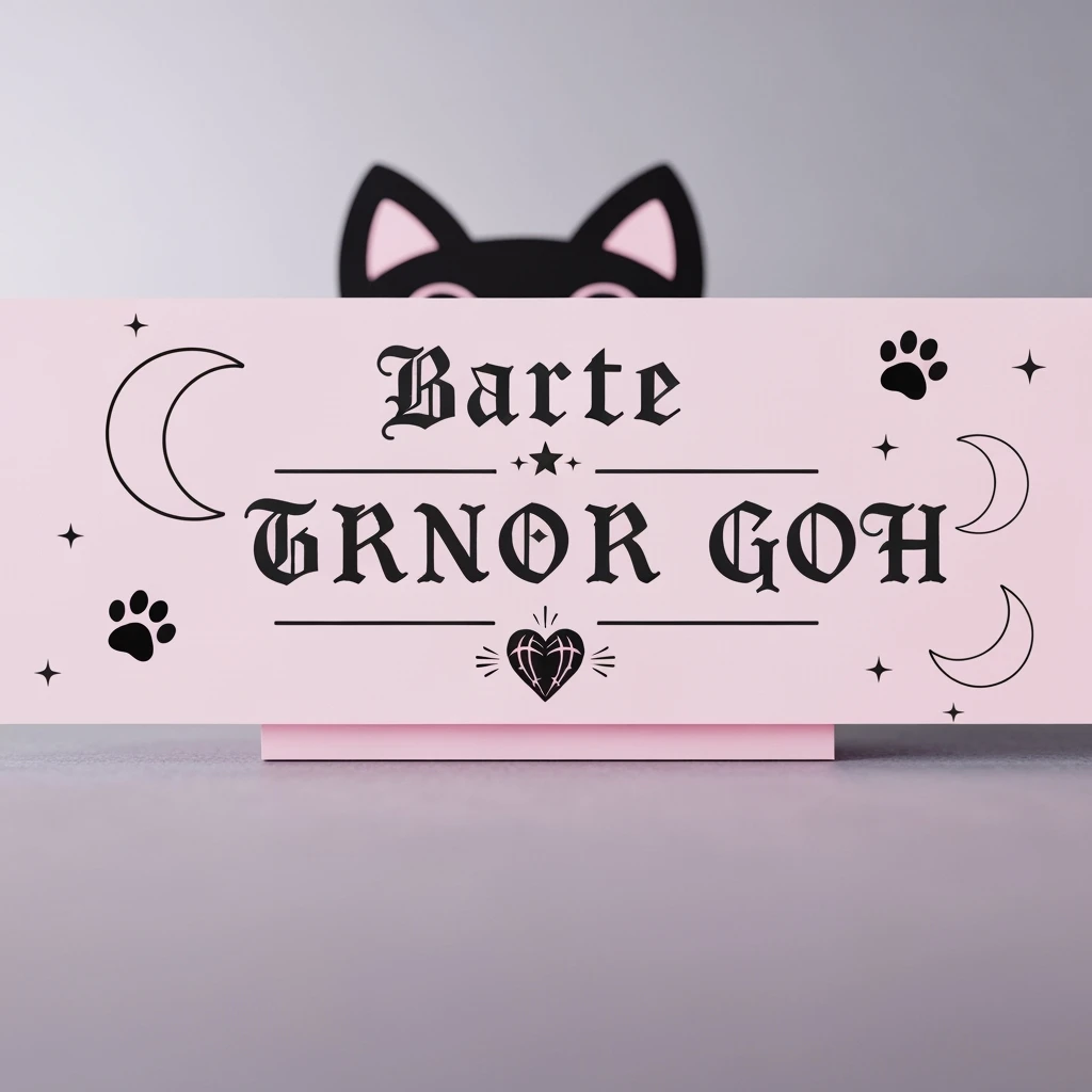 goth banner, cute, expressive, minimal, variation 4 emoji