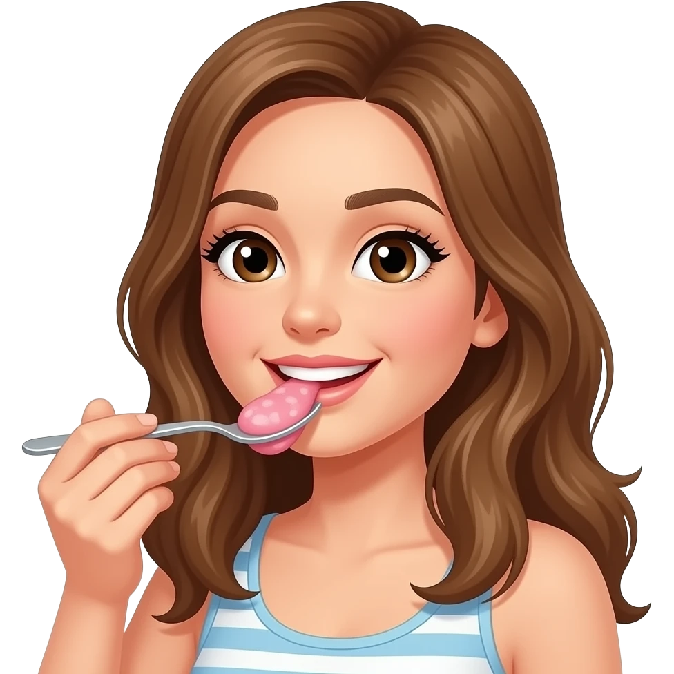 Eatiing a girls pussy emoji